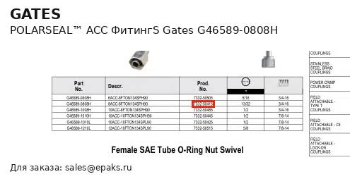 Gates G46589-0808H