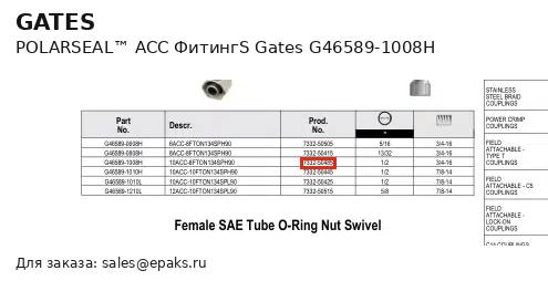 Gates G46589-1008H