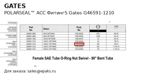 Gates G46591-1210