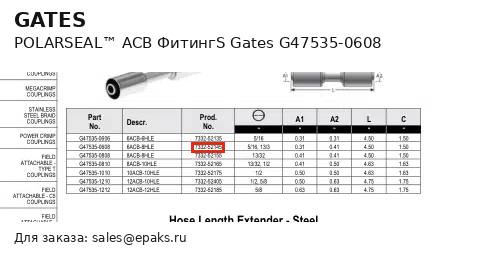Gates G47535-0608