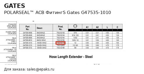 Gates G47535-1010