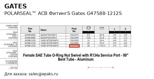 Gates G47588-1212S