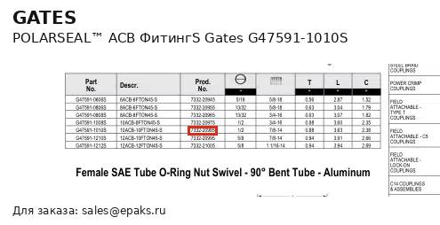 Gates G47591-1010S