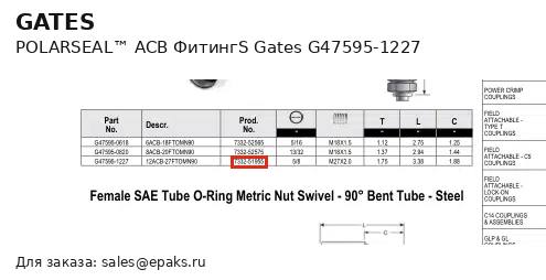 Gates G47595-1227