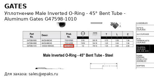 Gates G47598-1010