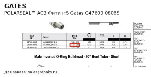 Gates G47600-0808S