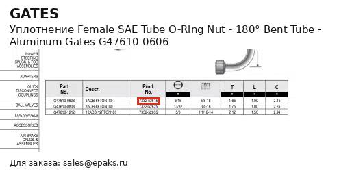 Gates G47610-0606