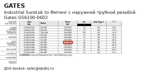 Gates G56100-0602