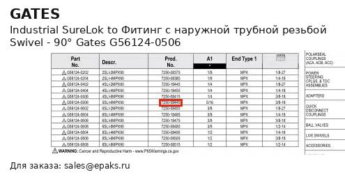 Gates G56124-0506