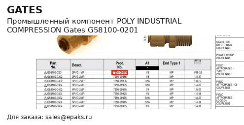 Gates G58100-0201
