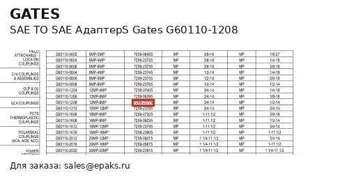 Gates G60110-1208