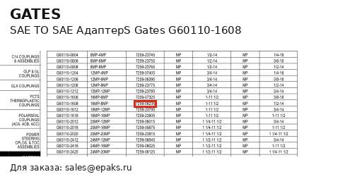 Gates G60110-1608