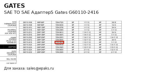Gates G60110-2416