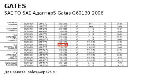 Gates G60130-2006