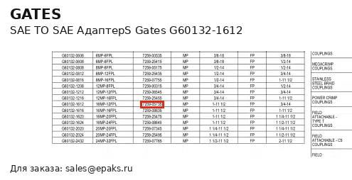 Gates G60132-1612