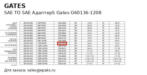 Gates G60136-1208