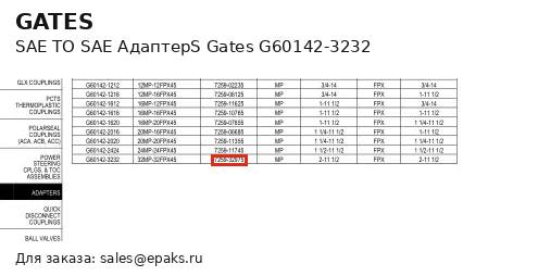 Gates G60142-3232