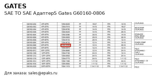 Gates G60160-0806
