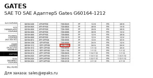Gates G60164-1212