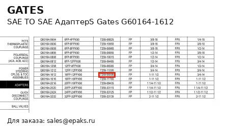 Gates G60164-1612