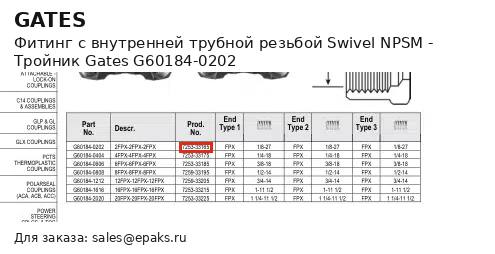 Gates G60184-0202