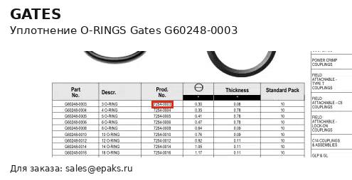 Gates G60248-0003
