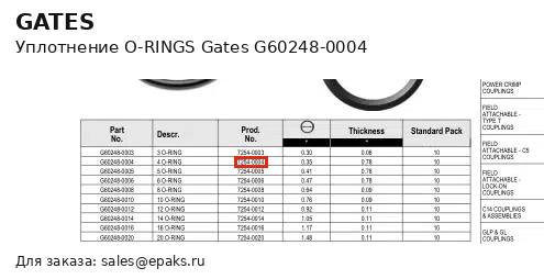 Gates G60248-0004