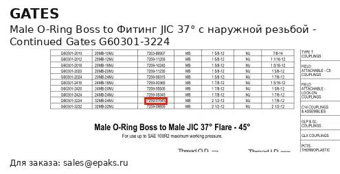 Gates G60301-3224