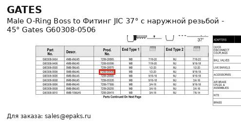 Gates G60308-0506