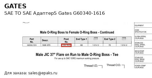 Gates G60340-1616