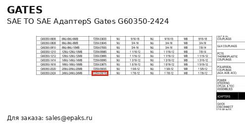 Gates G60350-2424