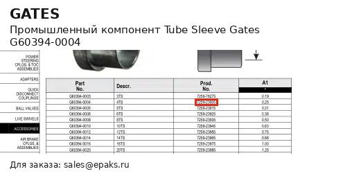 Gates G60394-0004