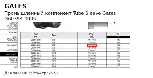 Gates G60394-0005