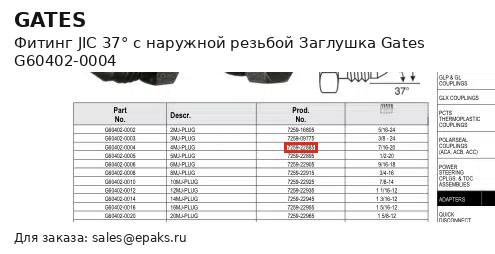 Gates G60402-0004