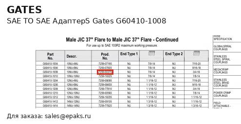 Gates G60410-1008