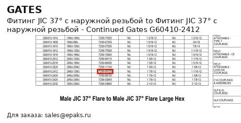 Gates G60410-2412