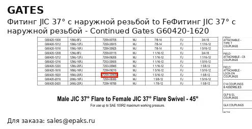 Gates G60420-1620