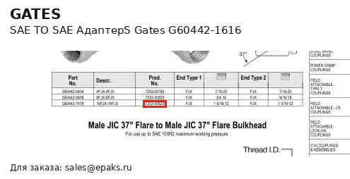Gates G60442-1616