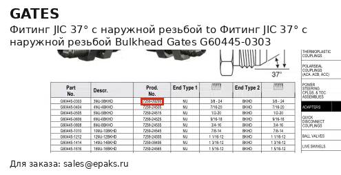 Gates G60445-0303