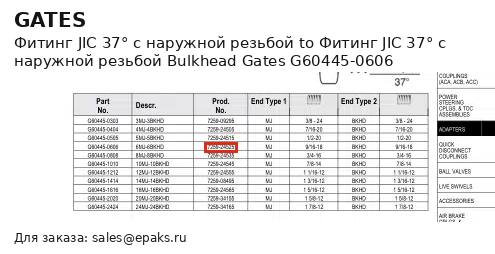 Gates G60445-0606