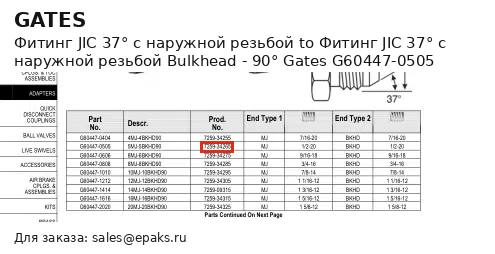 Gates G60447-0505