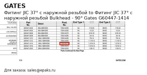 Gates G60447-1414