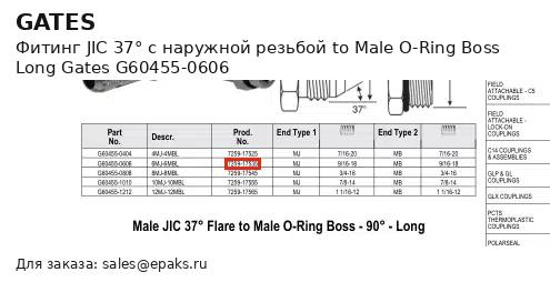 Gates G60455-0606