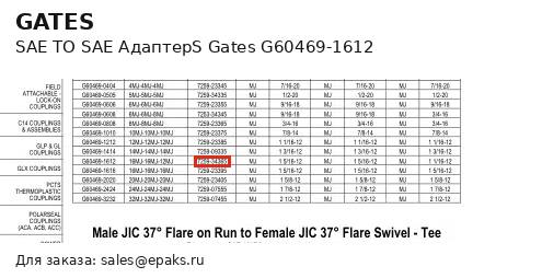 Gates G60469-1612