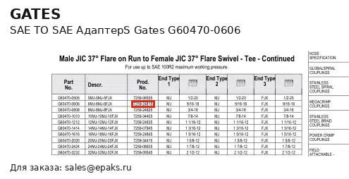 Gates G60470-0606
