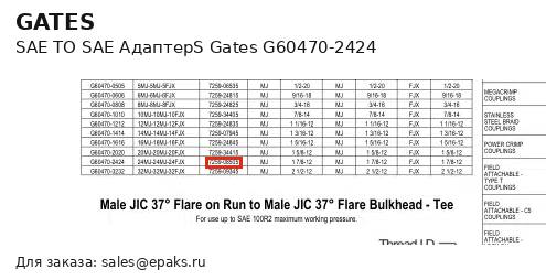Gates G60470-2424