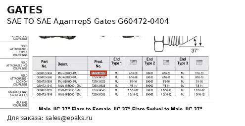 Gates G60472-0404