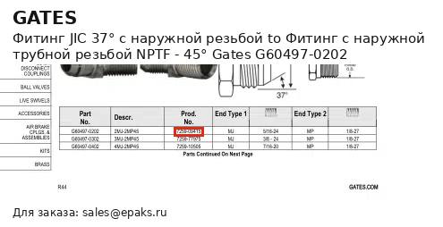 Gates G60497-0202