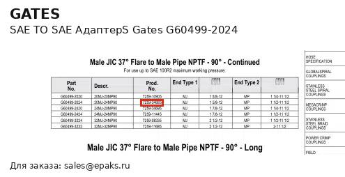Gates G60499-2024