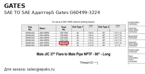 Gates G60499-3224